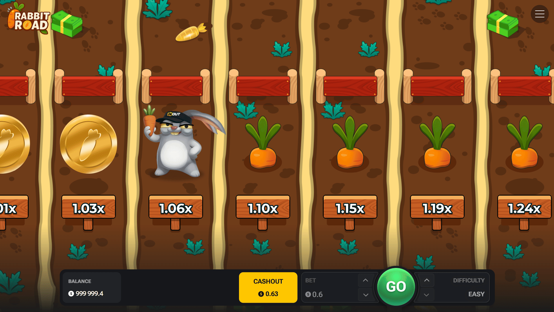 Rabbit Road Demo Mode