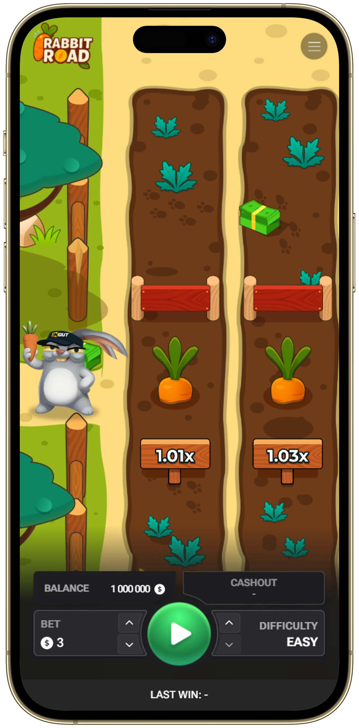 Rabbit Road on Mobile